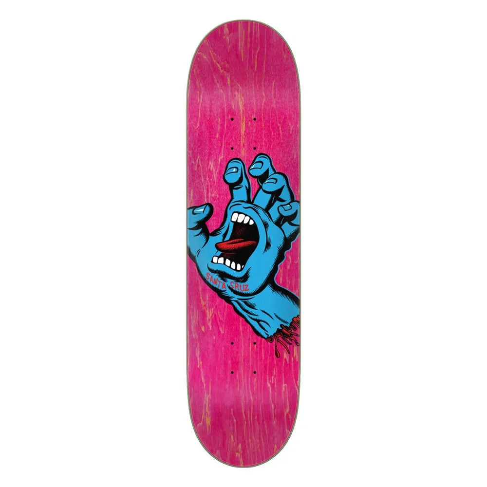 SANTA CRUZ - "SCREAMING HAND" DECK 7.8"