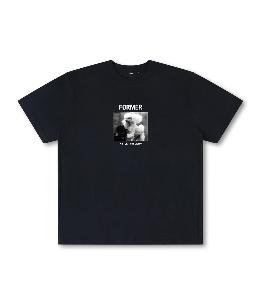 FORMER - "WAR POODLE" TEE BLACK