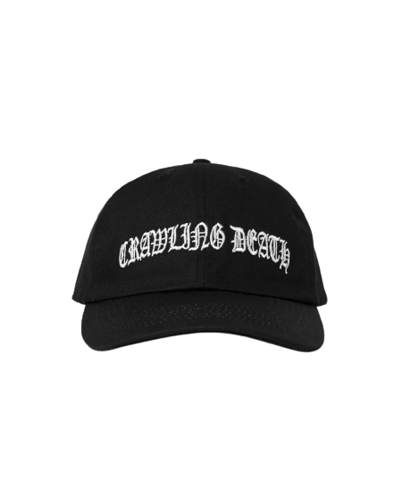 CRAWLING DEATH - CURVED "GOTHIC" HAT BLACK