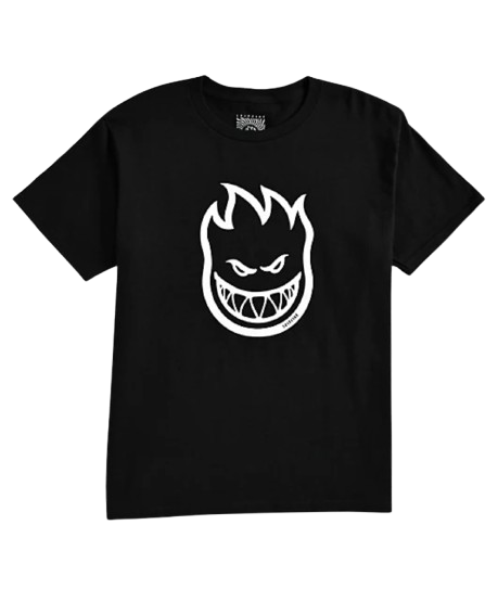 SPITFIRE - "BIGHEAD" YOUTH TEE BLACK/WHITE
