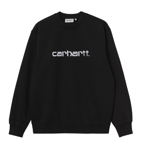 CARHARTT - "SWEAT" BLACK/WHITE