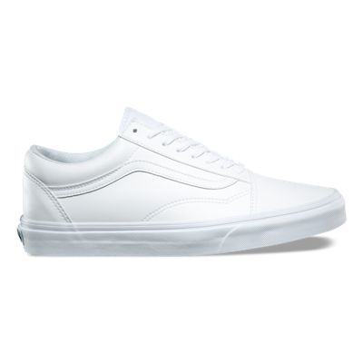 VANS "OLD SKOOL" SHOE WHITE/WHITE