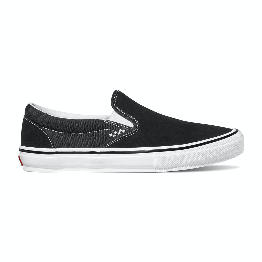 VANS SKATE SLIP ON BLACK/WHITE