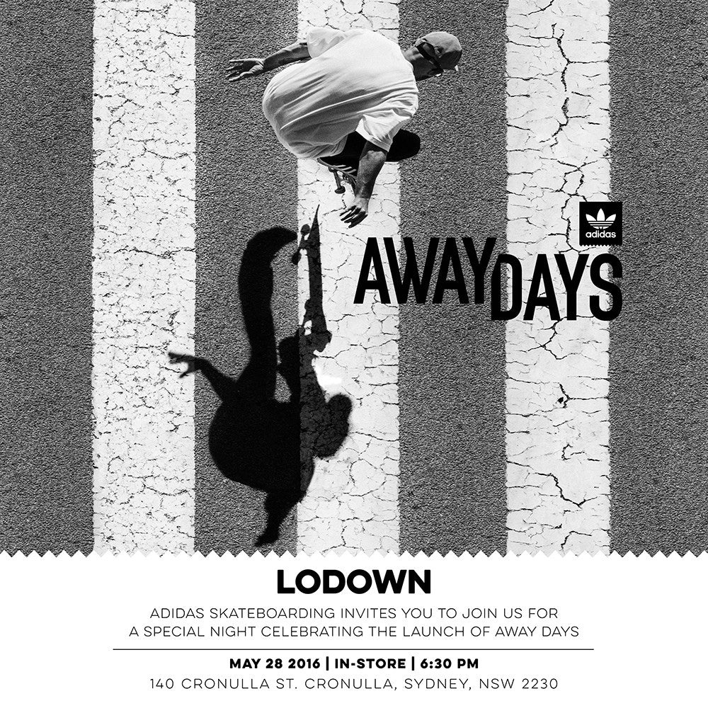 In store Adidas Away Days Premiere