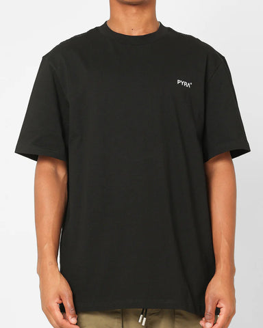 PYRA - "CORE LOGO TEE" BLACK