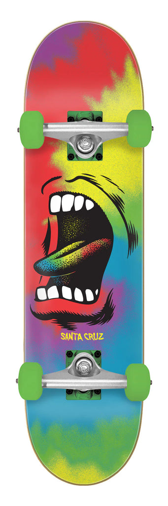 Santa Cruz Full Big Mouth Tie Dye 8.0 Complete Skateboard
