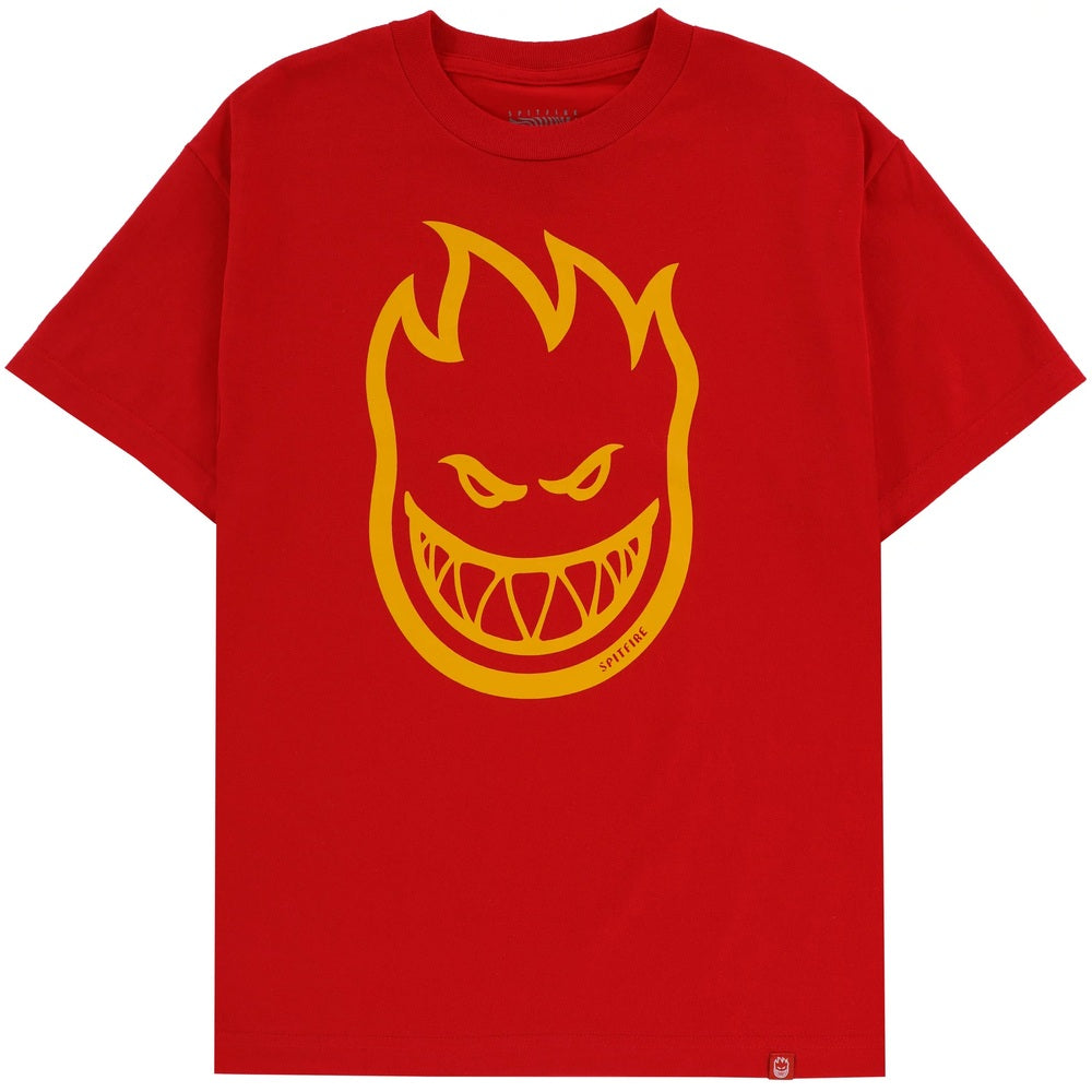 SPITFIRE - YOUTH TEE "BIGHEAD" RED/GOLD