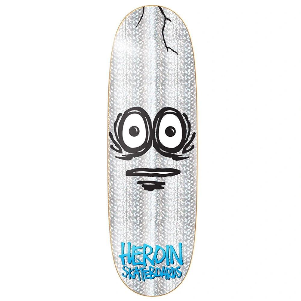HEROIN - "VERY BIG HOLO EGG" DECK 10.0"