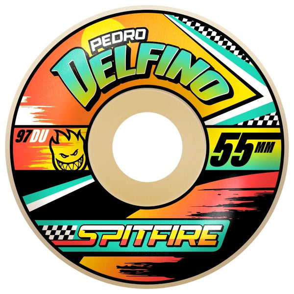Spitfire Delfino Radials F4 97D 55mm Skateboard Wheels