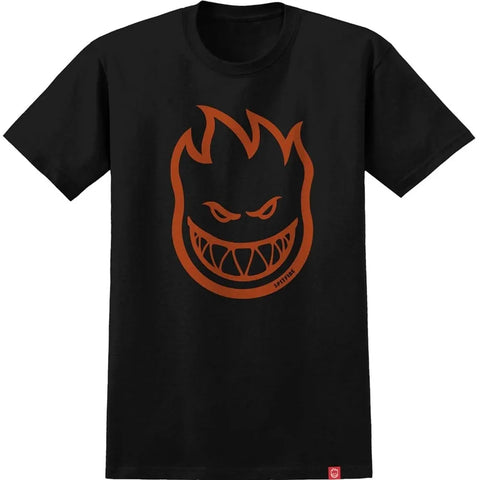 Spitfire Bighead Black Burnt Orange T-Shirt