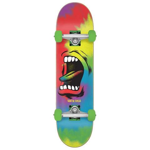 Santa Cruz Full Big Mouth Tie Dye 8.0 Complete Skateboard