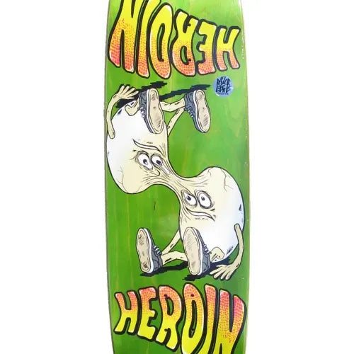 Heroin Merged Egg Green 8.88 Skateboard Deck