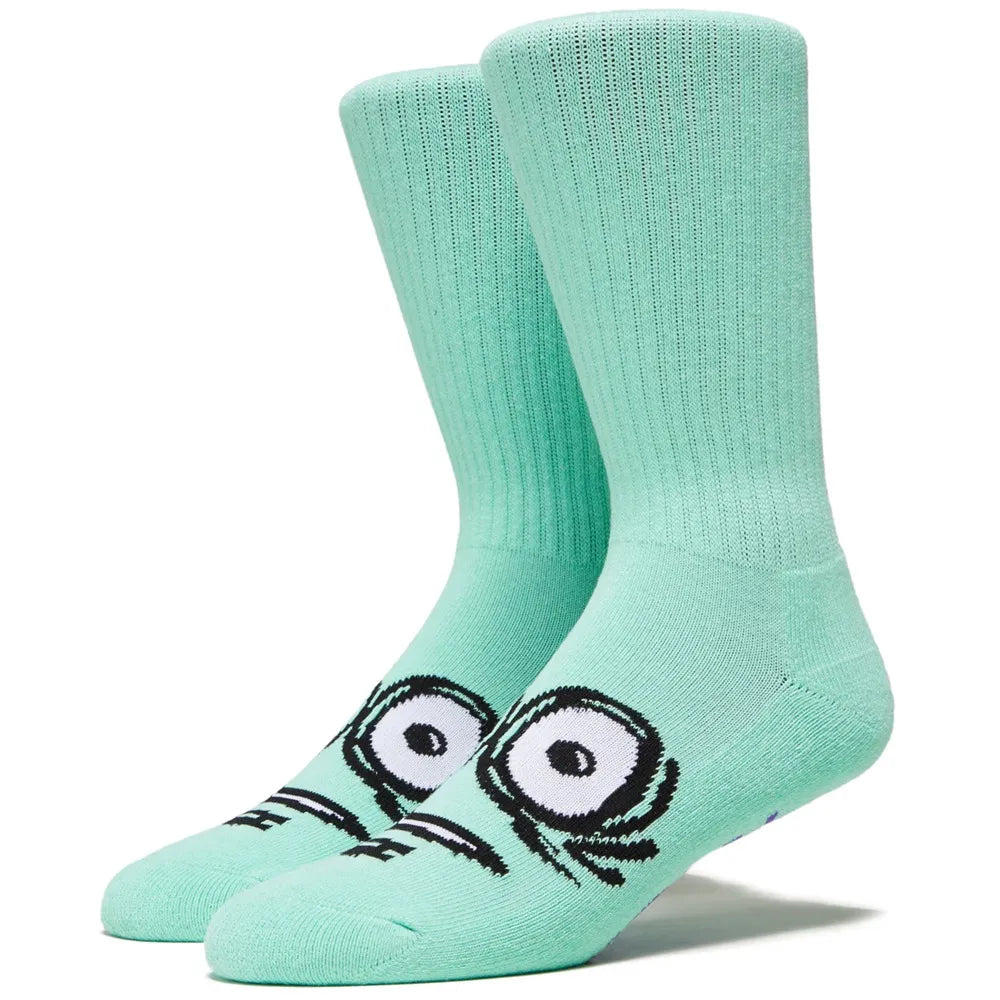 Heroin Big Egg Teal Socks