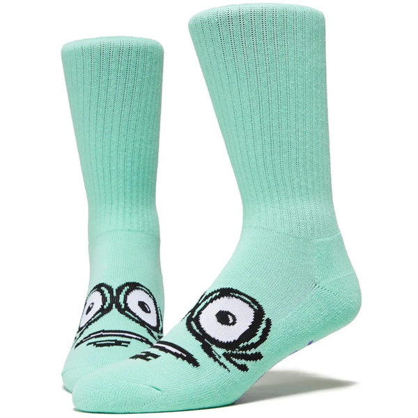 Heroin Big Egg Teal Socks