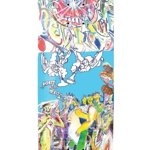 Passport Heaven & Hell Series Deeds Not Creeds 8.125 Skateboard Deck