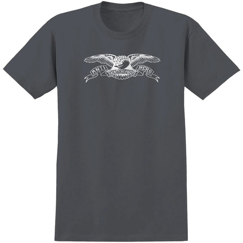 ANTI HERO - YOUTH "BASIC EAGLE" TEE CHARCOAL