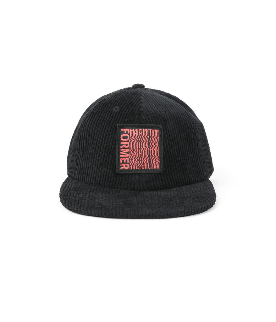 FORMER - "MALFUNCTION" CORDUROY HAT BLACK