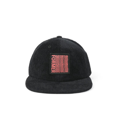 FORMER - "MALFUNCTION" CORDUROY HAT BLACK