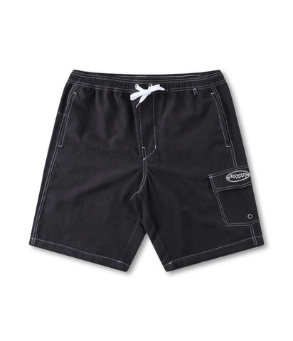 FORMER - "SWANS" 21 FLATLINE CARGO PANTS BLACK