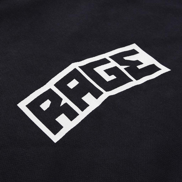 RAGE LOGO HOOD - BLACK