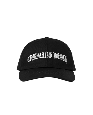 CRAWLING DEATH - CURVED "GOTHIC" HAT BLACK