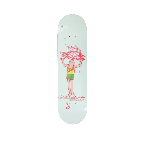 KROOKED - "WATERCOLOR BARBEE" DECK 8.62"