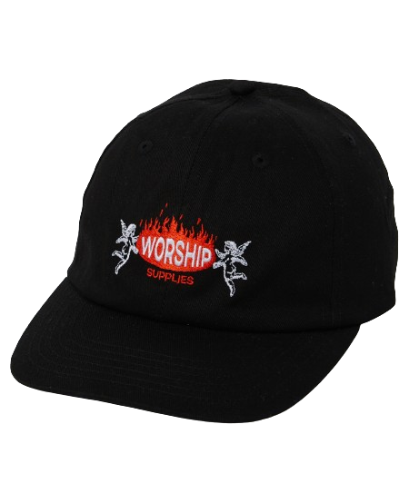WORSHIP - "HOT PLATE" HAT BLACK