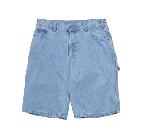 DICKIES - "11 RELAXED FIT DENIM 11" CARPENTER DENIM SHORT LIGHT INDIGO
