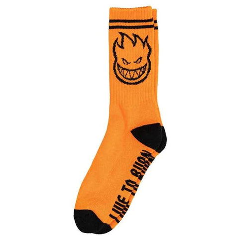 SPITFIRE - "BIGHEAD" SOCKS ORANGE/BLACK