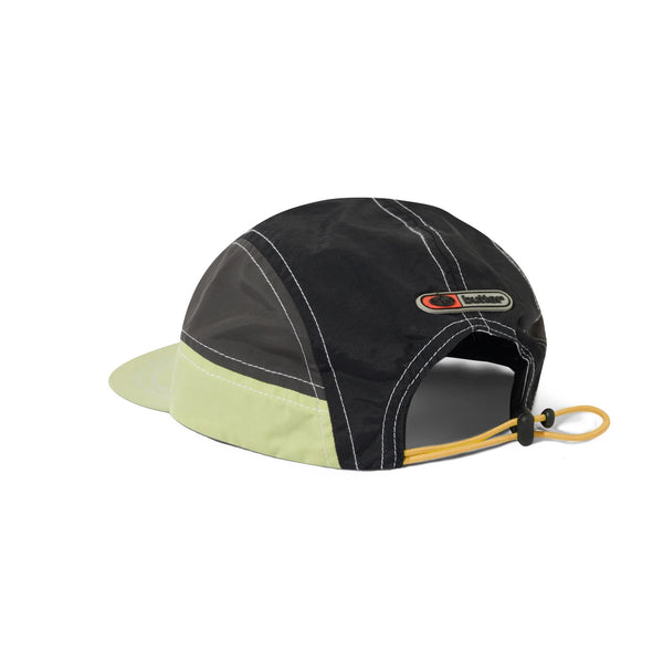BUTTER - "STREAM" 4 PANEL CAP BLACK/PISTACHO