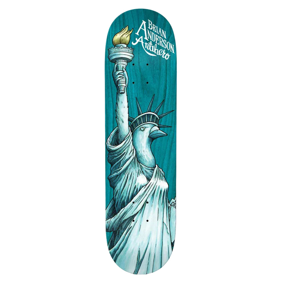 Anti Hero 9.0 Brian Anderson Libirtdy Deck Blue