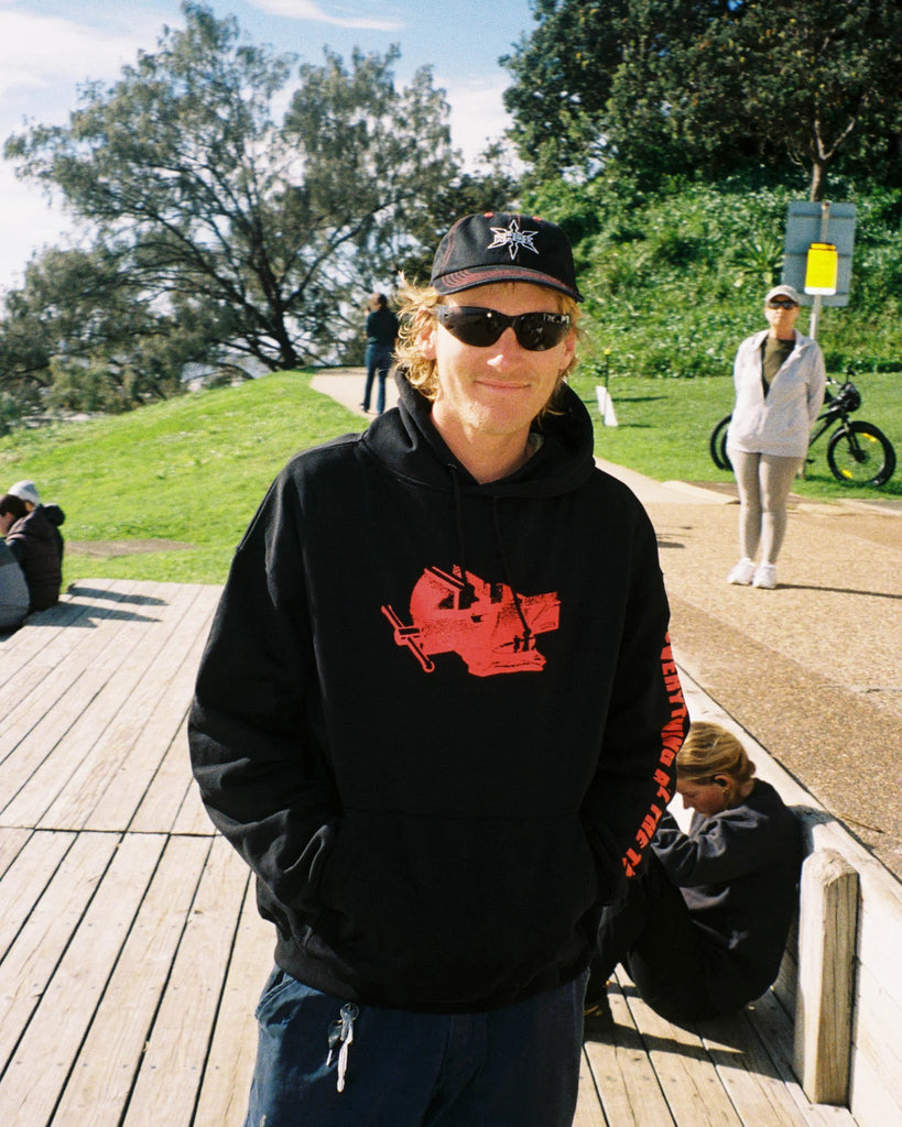 RAGE EVERYTHING ALL THE TIME HOOD - BLACK