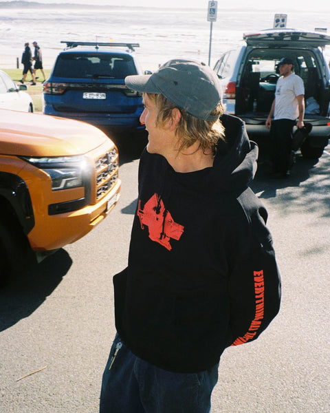 RAGE EVERYTHING ALL THE TIME HOOD - BLACK