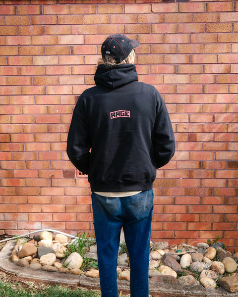 RAGE EVERYTHING ALL THE TIME HOOD - BLACK