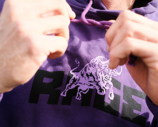 RAGE BULL HOOD - PURPLE