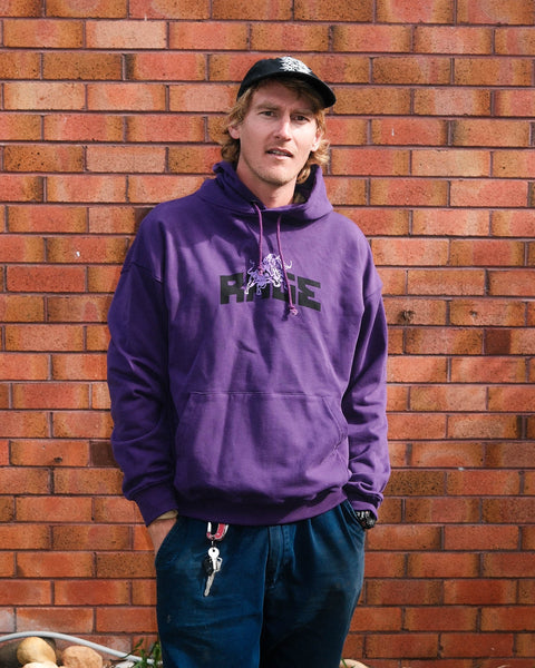 RAGE BULL HOOD - PURPLE