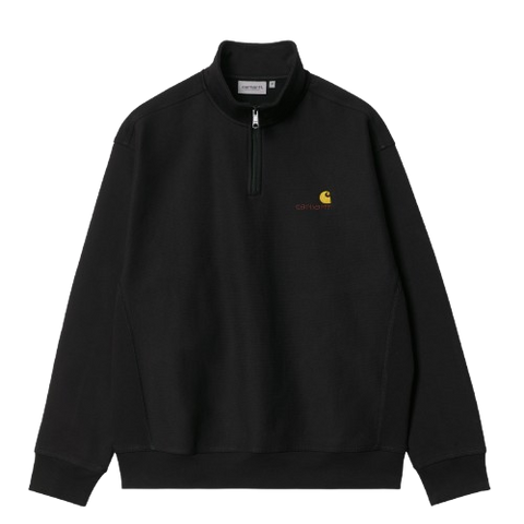 CARHARTT - "HALF ZIP AMERICAN ZIP" BLACK