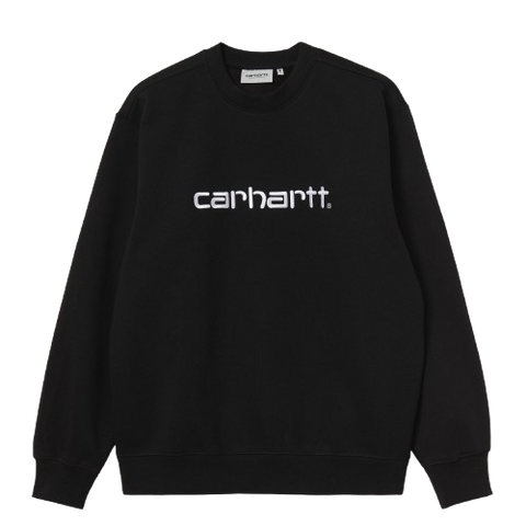 CARHARTT - "SWEAT" BLACK/WHITE