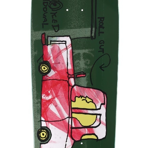 Krooked Roll Out Sandoval 9.81 Skateboard Deck
