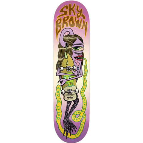 TOY MACHINE - "SKY BROWN GUEST DECK" 8.25"