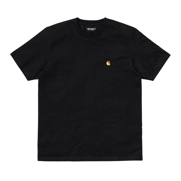 CARHARTT "CHASE" TEE BLACK/GOLD