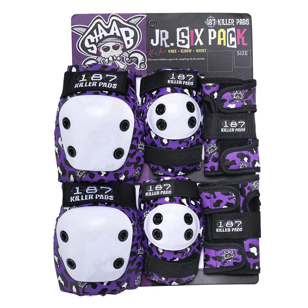 187 JUNIOR SIX PACK "STAAB" EDITION PAD PACK NEON PURPLE