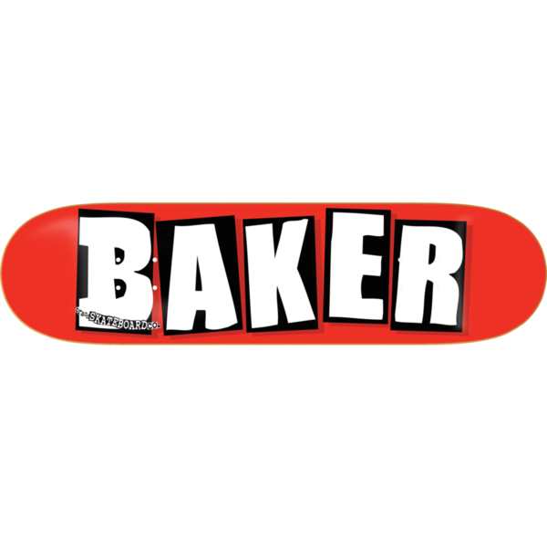 BAKER OG LOGO WHITE 8.5"