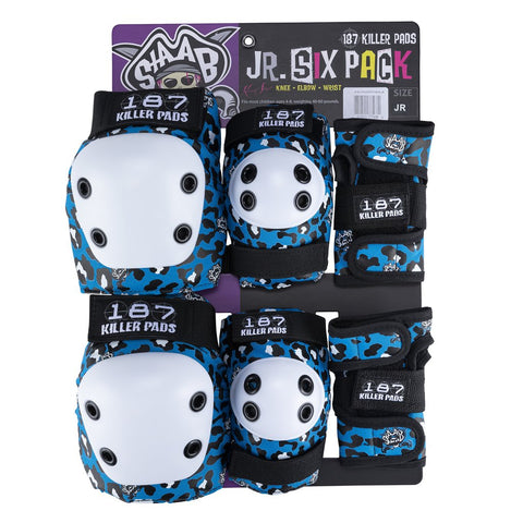 187 JUNIOR SIX PACK "STAAB" EDITION PAD PACK NEON BLUE