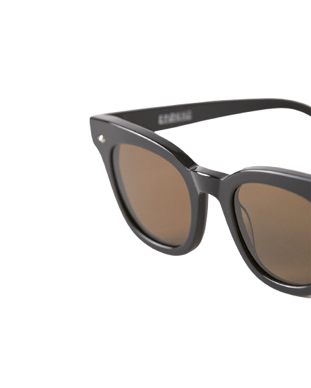 EPOKHE "DYLAN" SUNGLASSES BLACK GLOSS/BRONZE POLARISED