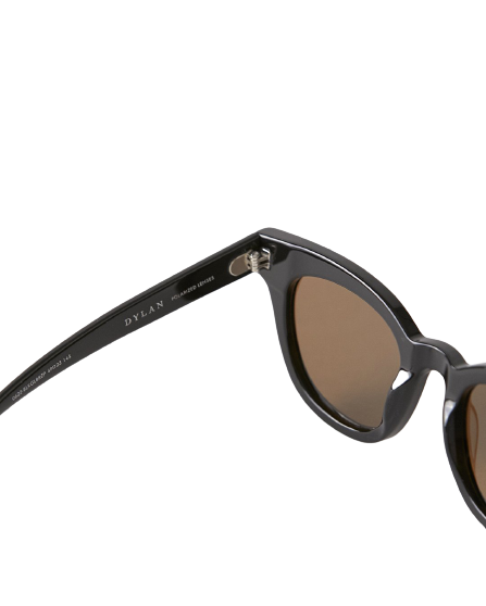 EPOKHE "DYLAN" SUNGLASSES BLACK GLOSS/BRONZE POLARISED