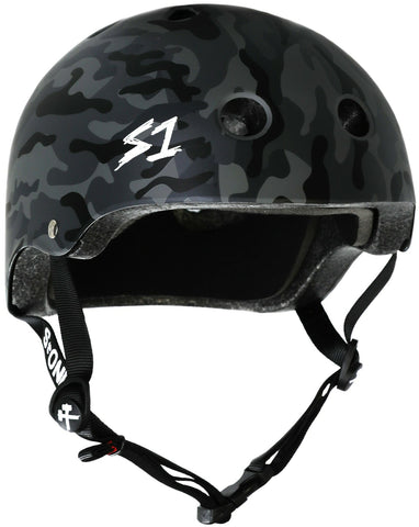 S1 HELMET LIFER BLACK CAMO