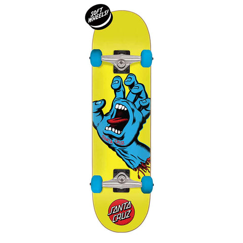 SANTA CRUZ SCREAMING HAND MINI 7.75" COMPLETE