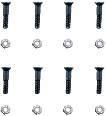 SUNDAY 1" BLACK ALLEN BOLTS