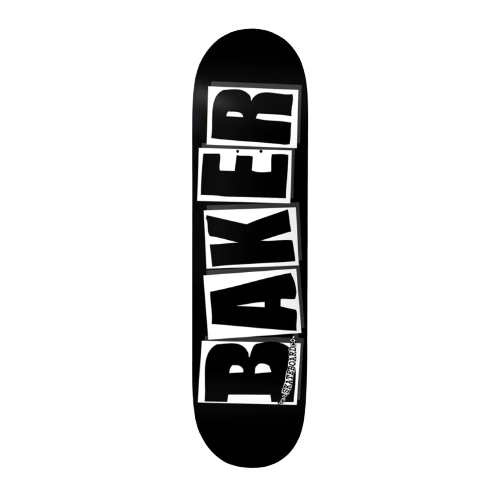 BAKER - "BRAND LOGO" BLACK/WHITE 8.25"